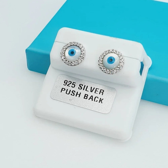 925 Sterling Silver CZ Beautiful Earrings for Women, 1USPAR4211 - Picture 6 of 11